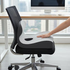 Seat Cushion L-Shaped Memory Foam Washable Cover