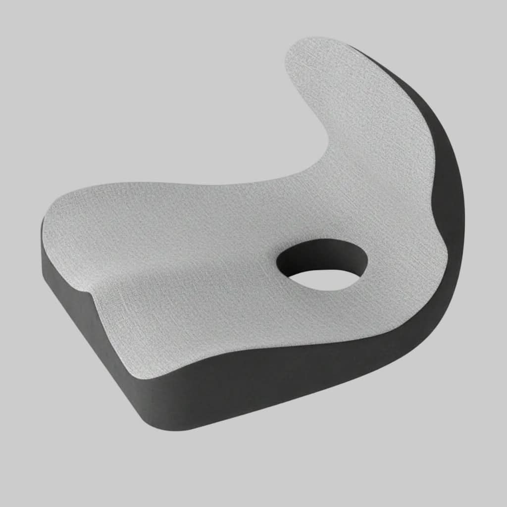 Seat Cushion L-Shaped Memory Foam Washable Cover
