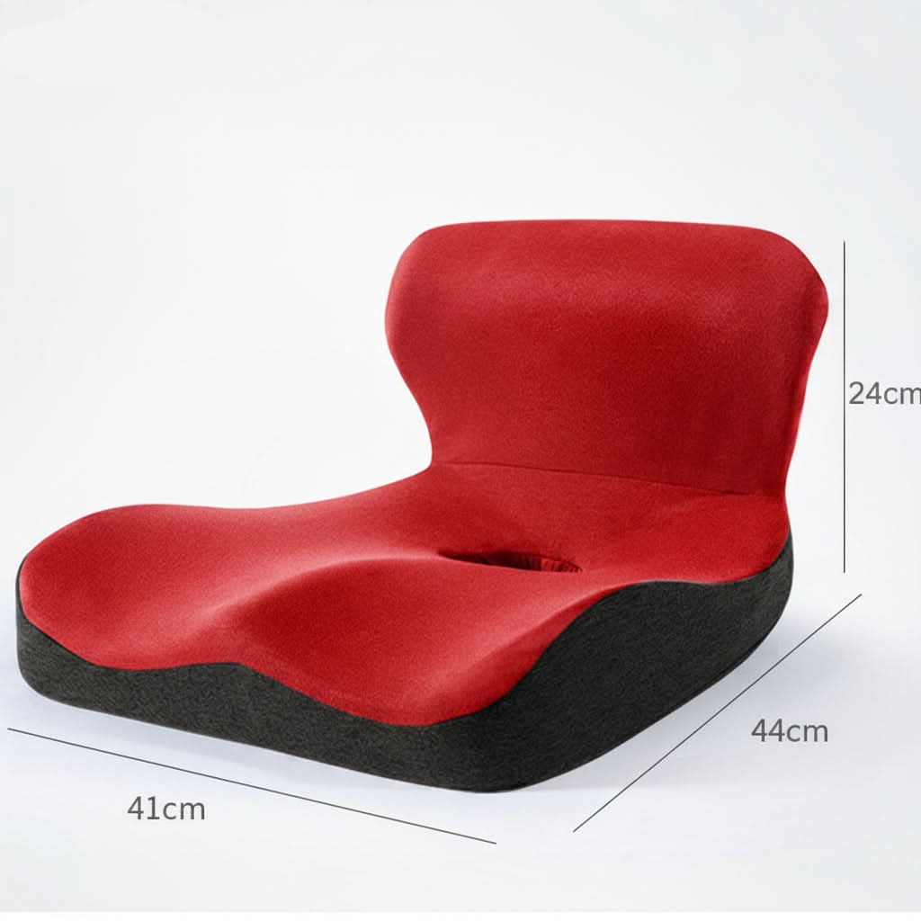 Seat Cushion L-Shaped Memory Foam Washable Cover