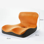 Seat Cushion L-Shaped Memory Foam Washable Cover