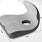 Seat Cushion L-Shaped Memory Foam Washable Cover