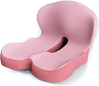 Seat Cushion Memory Foam Contoured Lumbar Support