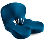 Seat Cushion Memory Foam Contoured Lumbar Support