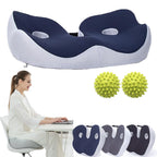 Seat Cushion Memory Foam Cut-Out Washable Cover