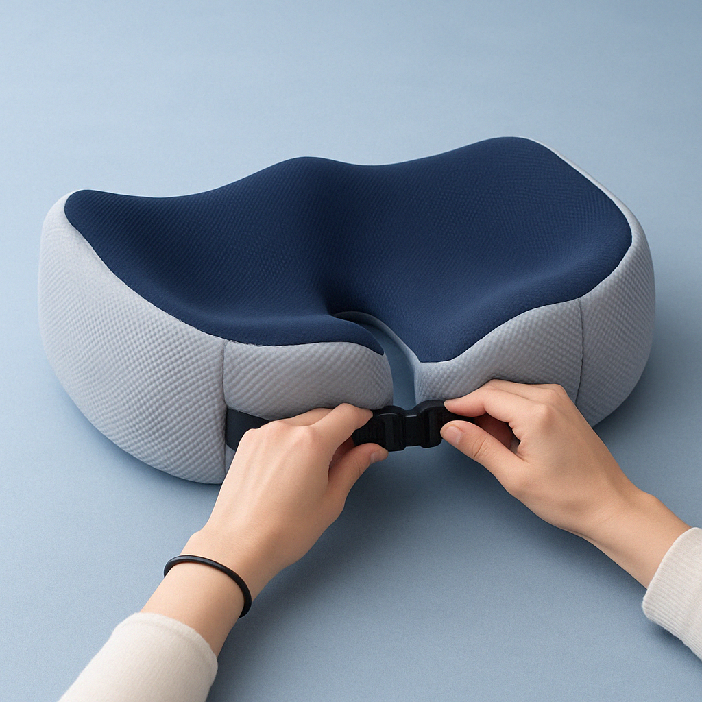 Seat Cushion Memory Foam Ergonomic Adjustable Inserts