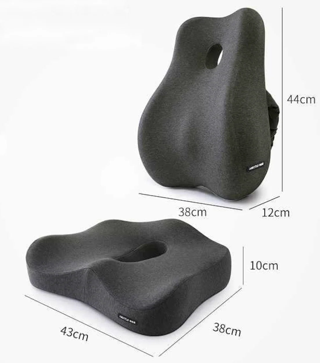 Seat Cushion Memory Foam Lumbar & Coccyx Support