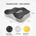 Seat Cushion Memory Foam Lumbar & Coccyx Support
