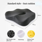 Seat Cushion Memory Foam Lumbar & Coccyx Support