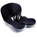 Seat Cushion Memory Foam Lumbar Support Removable Cover