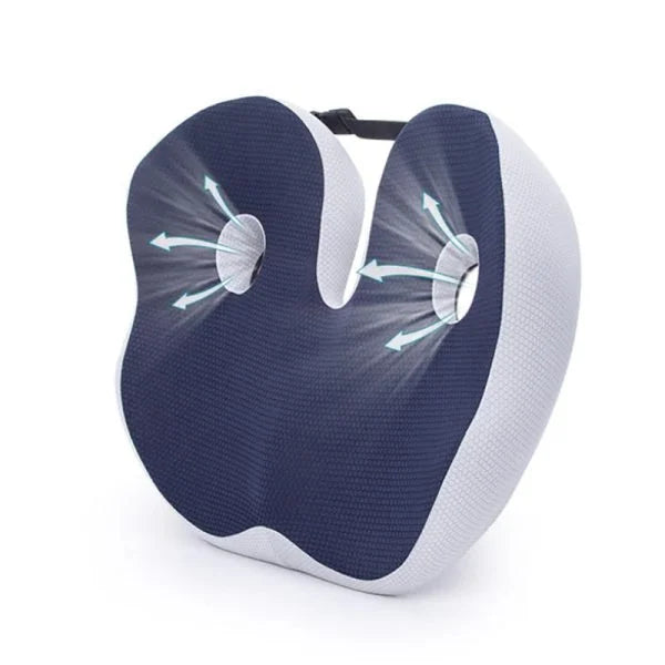 Seat Cushion Memory Foam Orthopedic Coccyx Cutout