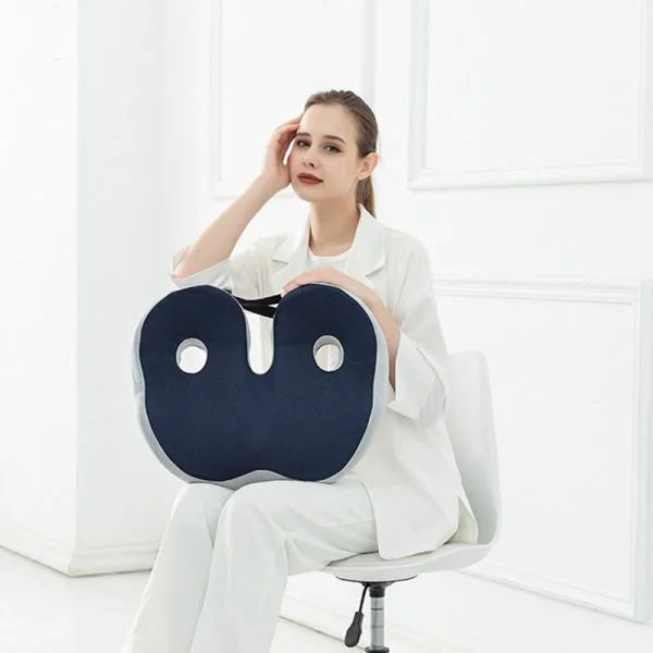Seat Cushion Memory Foam Orthopedic Coccyx Cutout