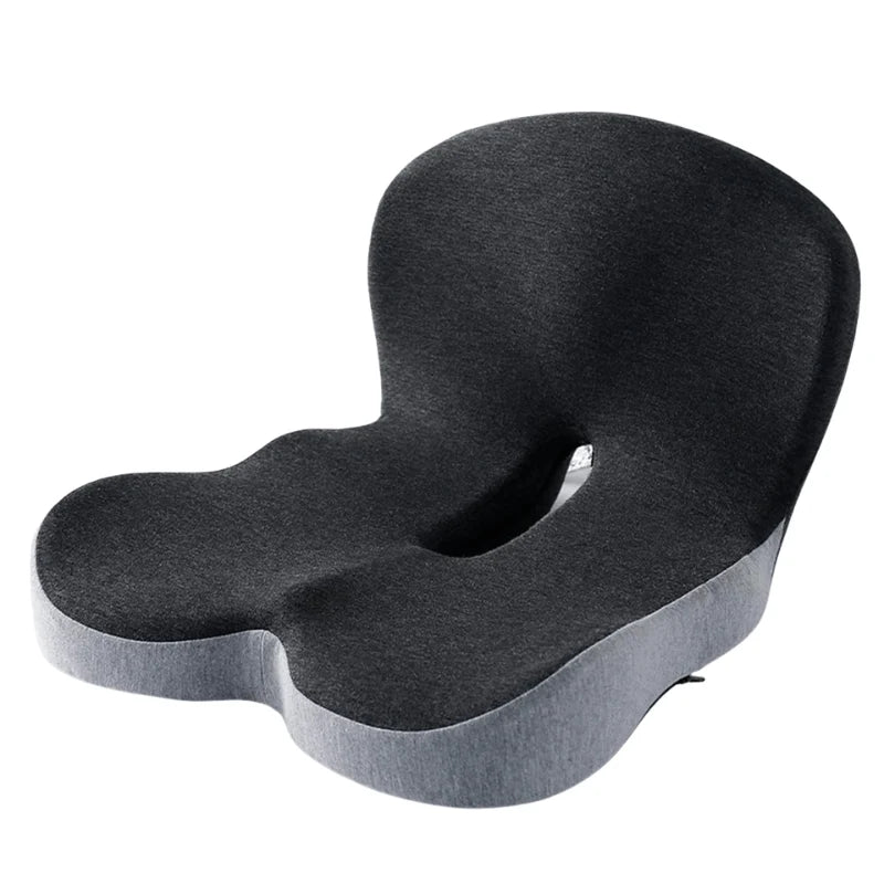 Seat Cushion Memory Foam Pressure-Relieving Non-Slip Bottom
