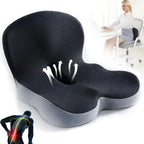 Seat Cushion Memory Foam Pressure-Relieving Non-Slip Bottom