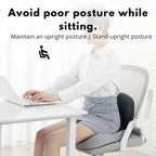 Seat Cushion Memory Foam Pressure-Relieving Non-Slip Bottom