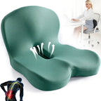 Seat Cushion Memory Foam Pressure-Relieving Non-Slip Bottom