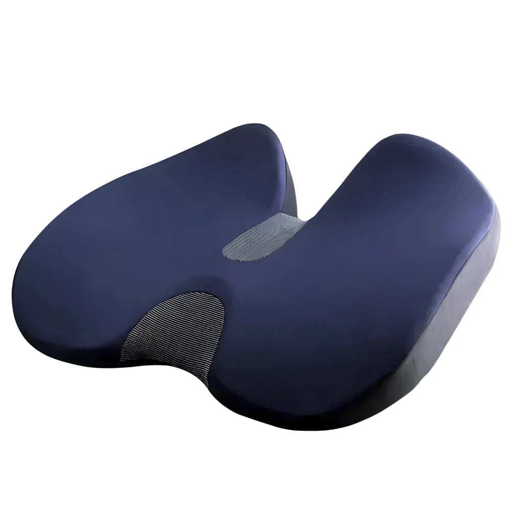 Seat Cushion Memory Foam Tailbone Relief Non-Slip Cover