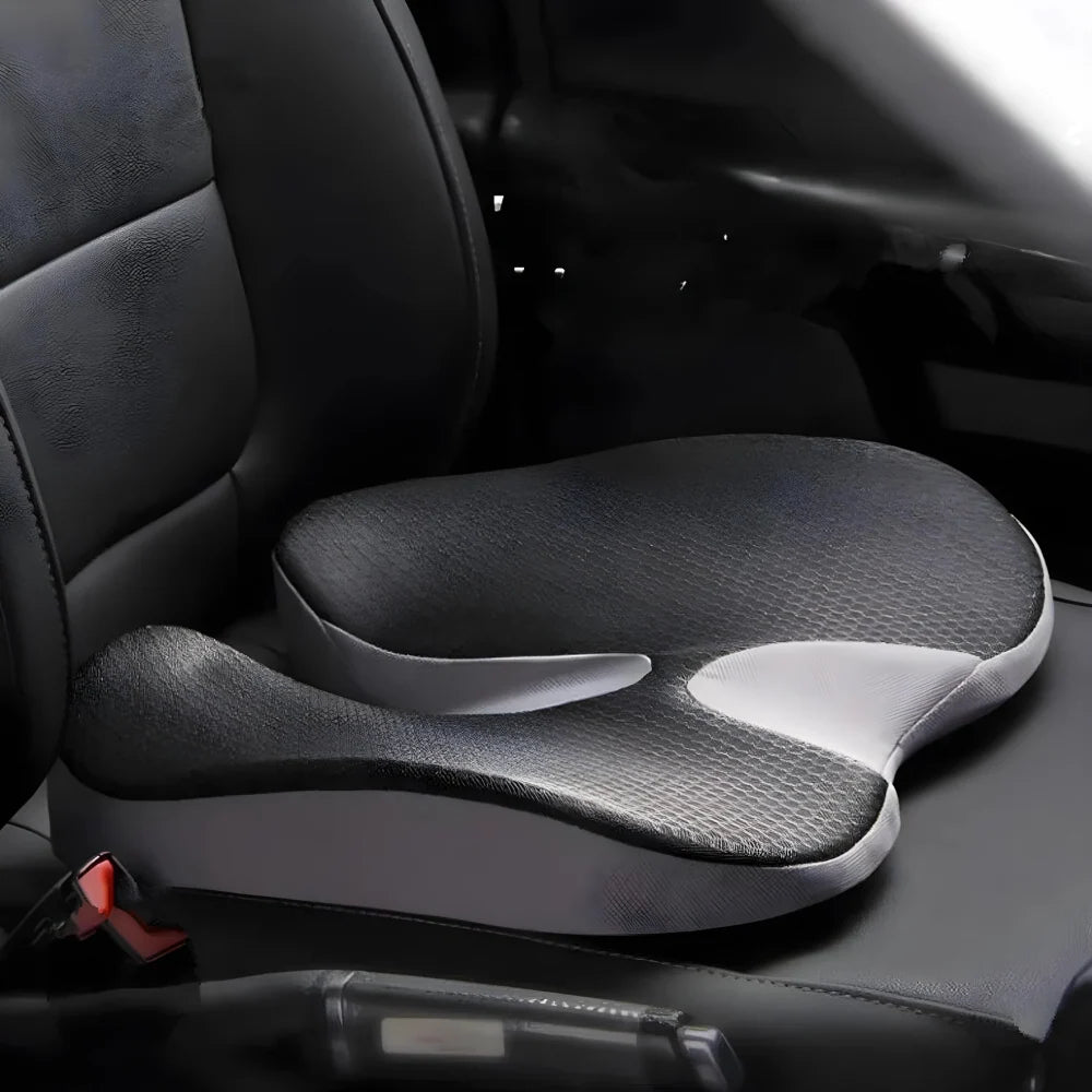 Seat Cushion Memory Foam Tailbone Relief Non-Slip Cover