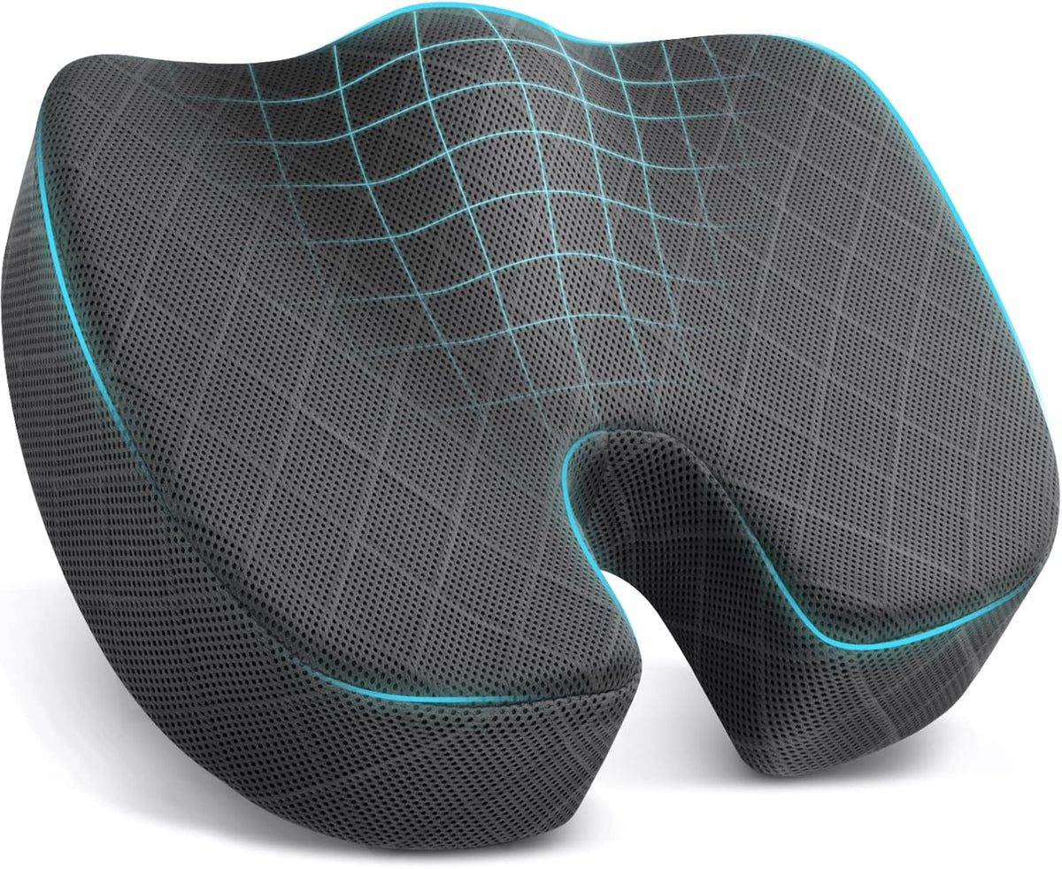 Seat Cushion Memory Foam Tailbone Support Car & Office