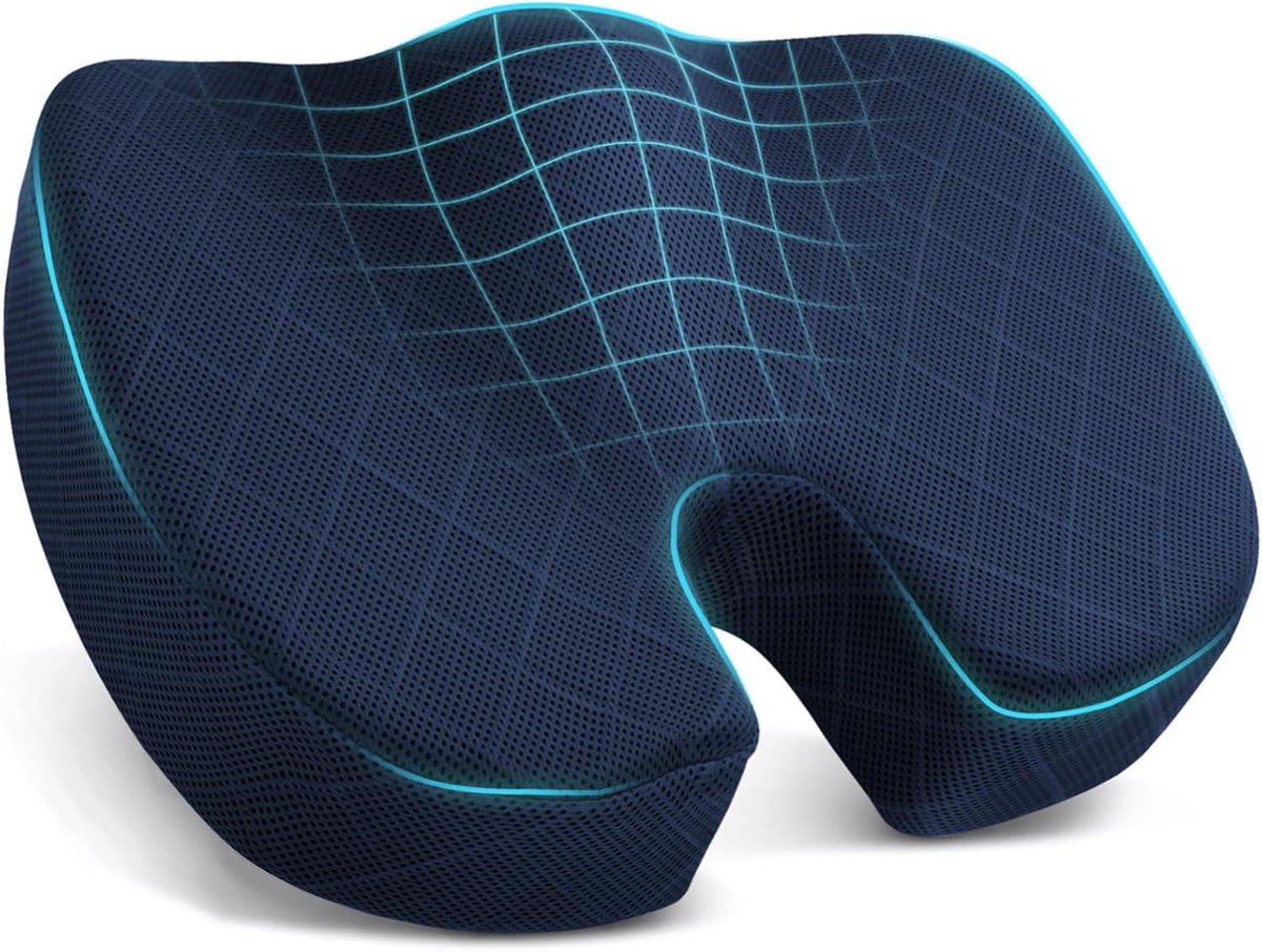 Seat Cushion Memory Foam Tailbone Support Car & Office