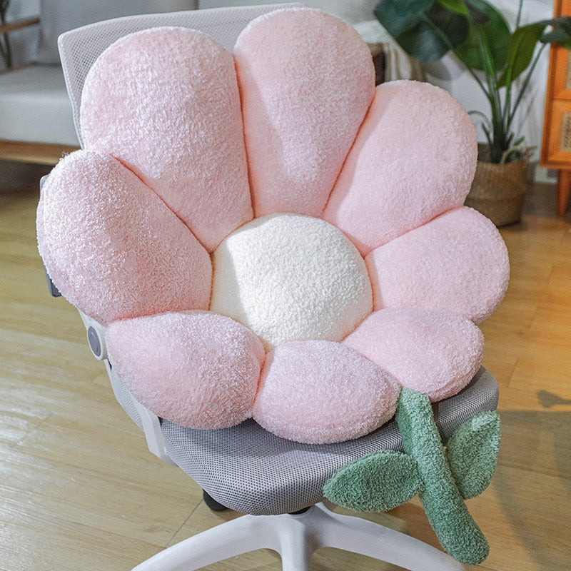 Seat Cushion Sunflower Design Conforming Foam