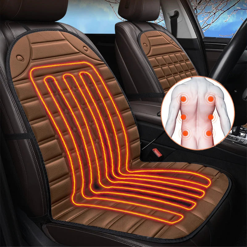 Seat Cushion USB Heated Soft Cotton Back Support