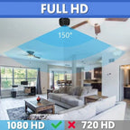 Security Camera 1080P 150° Wide-Angle Night Vision