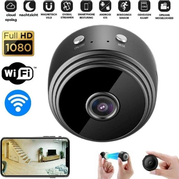 Security Camera 1080P 150° Wide-Angle Night Vision