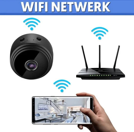 Security Camera 1080P 150° Wide-Angle Night Vision