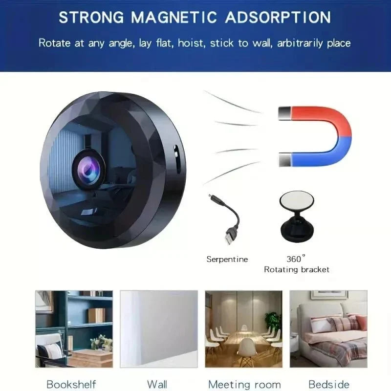 Security Camera 1080P WiFi Night Vision