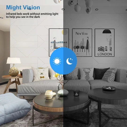Security Camera Compact WiFi Night Vision