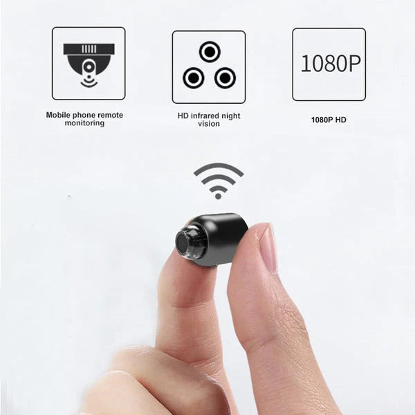Security Camera Full HD Night Vision USB-Powered