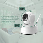 Security Camera PTZ Night Vision Two-Way Audio