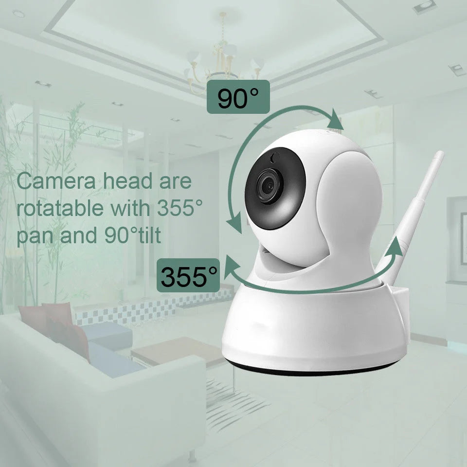 Security Camera PTZ Night Vision Two-Way Audio