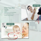 Security Camera PTZ Night Vision Two-Way Audio