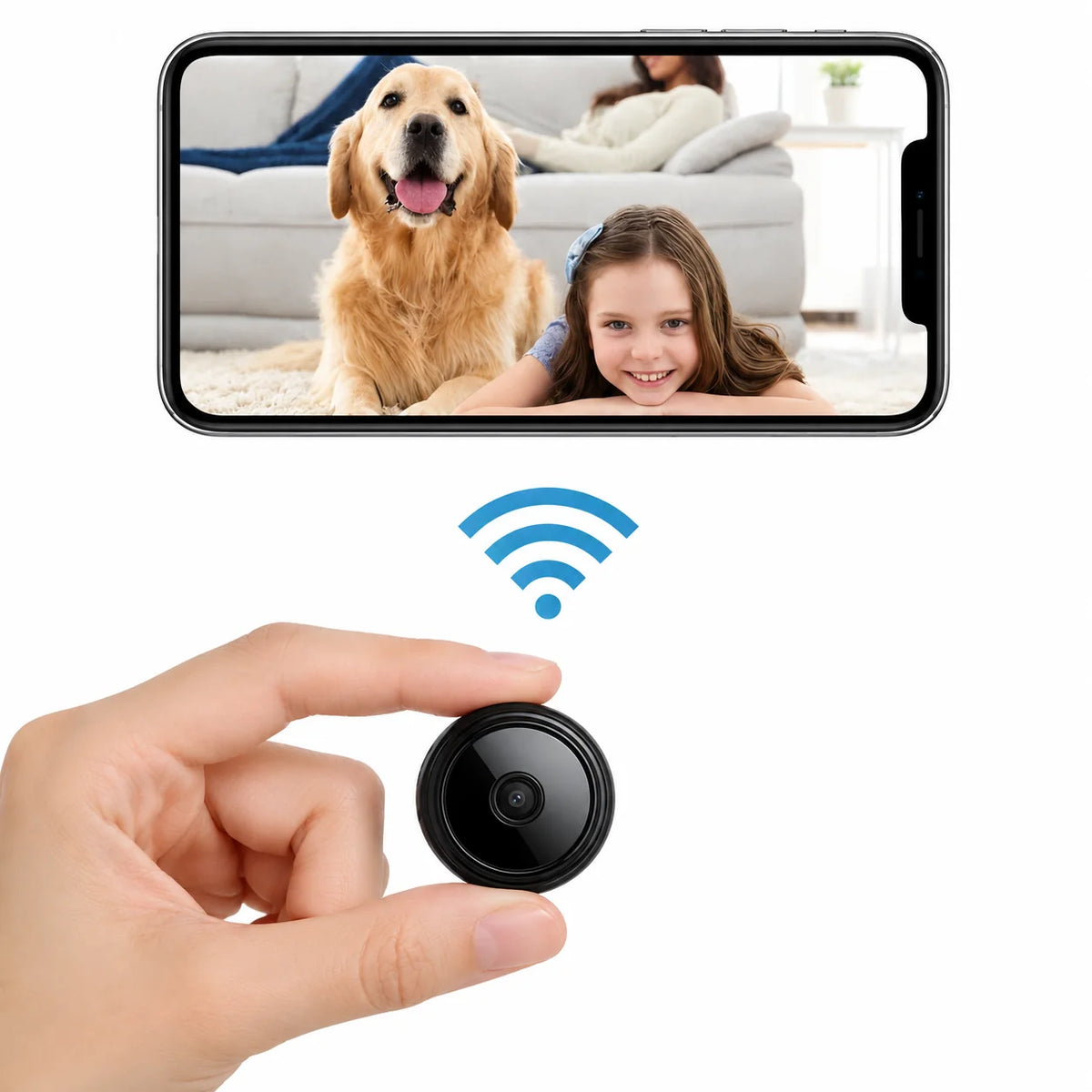 Security Camera Wireless Full HD Night Vision