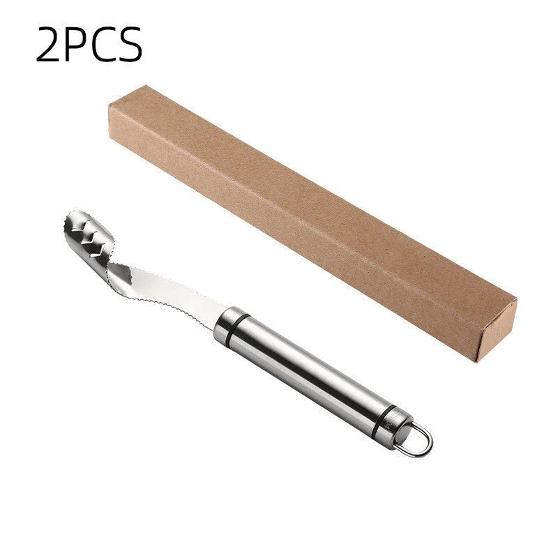 Seed Corer Tool Stainless Steel Serrated Edge