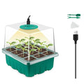 Seed Starter Tray Full Spectrum Grow Light Raised Dome