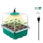 Seed Starter Tray Full Spectrum Grow Light Raised Dome