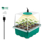 Seed Starter Tray Full-Spectrum Light Raised Dome Durable PVC