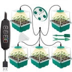 Seed Starter Tray Full-Spectrum Light Raised Dome Durable PVC
