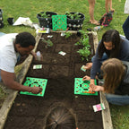 Seed Template Pre-Marked Grid Includes Planting Guide
