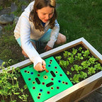 Seed Template Pre-Marked Grid Includes Planting Guide