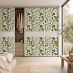 Self-Adhesive Removable PVC Wallpaper (Lemon & Bluebird, 18 x 118 cm)