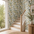 Self-Adhesive Removable PVC Wallpaper (Lemon & Bluebird, 18 x 118 cm)