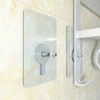 Self-Adhesive Wall Hooks Stainless Steel No-Trace Adhesive 22 lb