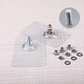 Self-Adhesive Wall Hooks Stainless Steel No-Trace Adhesive 22 lb