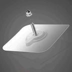 Self-Adhesive Wall Hooks Stainless Steel No-Trace Adhesive 22 lb