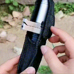 Self-Defense Cane Telescopic One-Click Alloy Steel Anti-Slip Handle