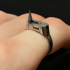 Self-Defense Ring Concealed Deployable Blade Stainless Steel