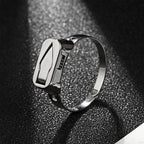 Self-Defense Ring Concealed Deployable Blade Stainless Steel